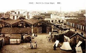 Oran - Village Negre - Marche - 1910